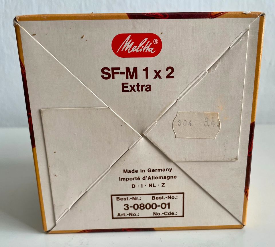 Melitta Aroma Filter 1x2 extra Qualität in OVP in Altdorf