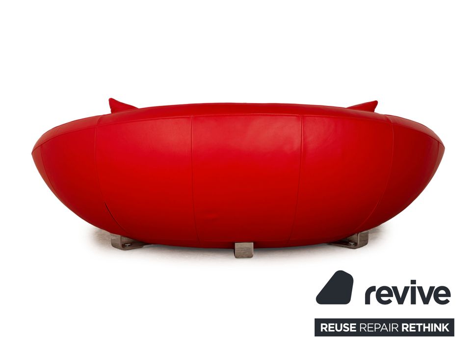 de Sede DS 152 Leder Zweisitzer Rot Sofa Couch in Köln