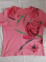 Tshirts rosa pink Blumen Gr 44 Baumwolle Baden-Württemberg - Karlsruhe Vorschau