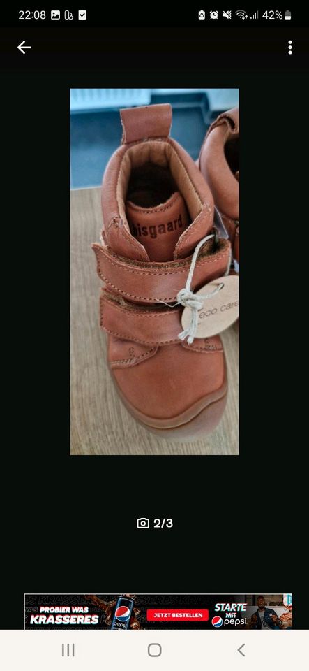 NEU Bisgaard beige gr. 24 sneaker halbschuhe junge Mädchen in Langenhagen