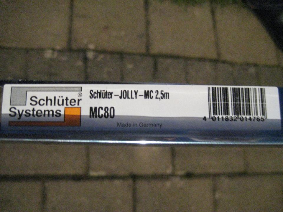 Schlüter JOLLY MC 80 Abschlussprofil Fliesen Chrom glänzend NEU in Fulda