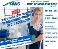 Freie Stellen ab 01.06. in 33098 Paderborn: Reinigungskraft (m/w/d) gesucht! Teilzeit und Minijob Nordrhein-Westfalen - Paderborn Vorschau