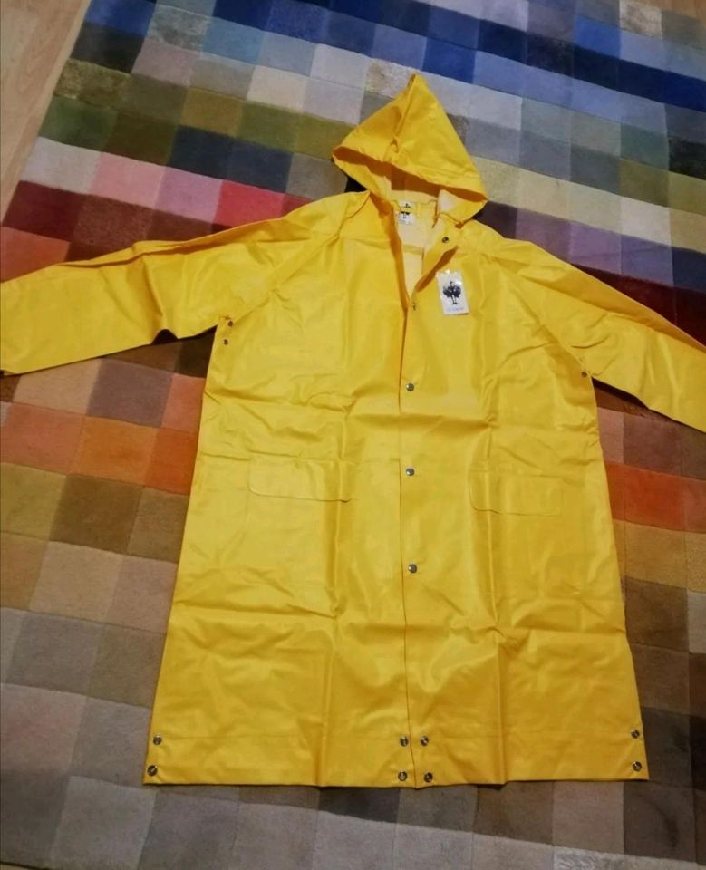 Regenjacke Gelb 80er Jahre Vintage Gr. L in Schauenstein