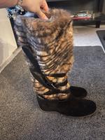 Stiefel mit kunstfell Hessen - Hungen Vorschau