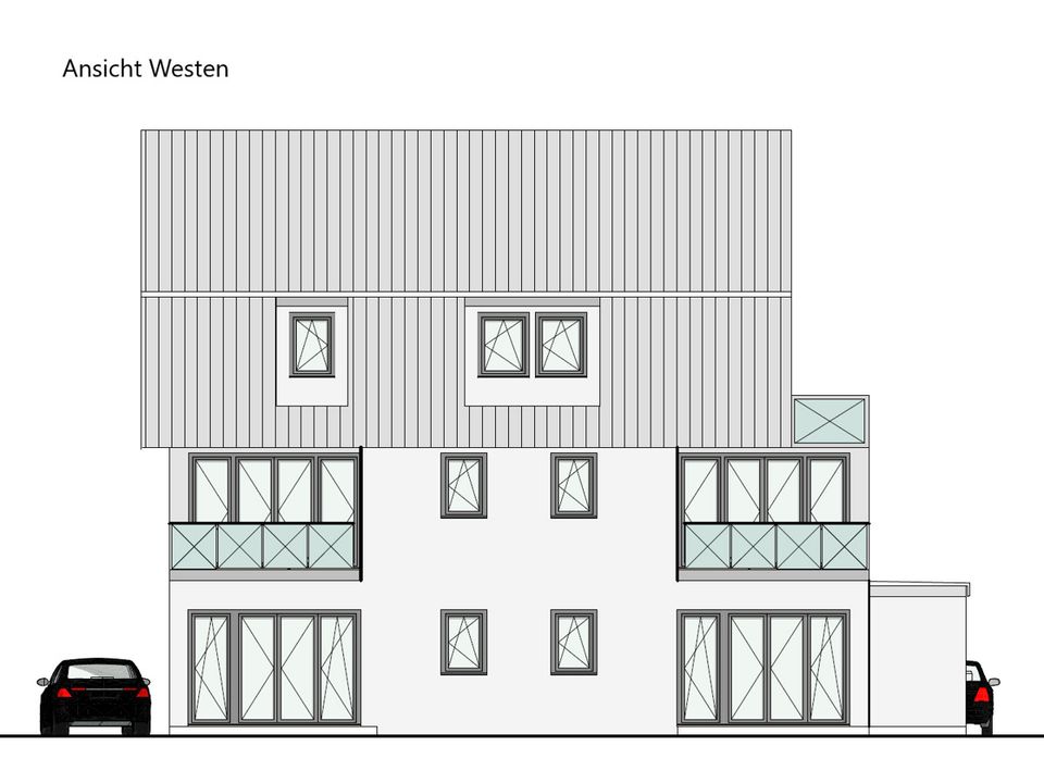 Neubau ! Exklusive 3 ZKB Dachgeschosswohnung mit Penthousecharakter in Bad Zwischenahn