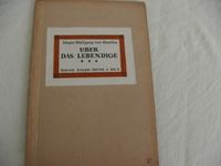 Goethe: Über das Lebendige, Kleine Eulen Reihe Nr. 3, 1946 Nordrhein-Westfalen - Viersen Vorschau