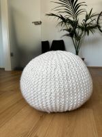 Strickpouf Sitzhocker handgemacht / Durchmesser ca. 45 cm Bayern - Freyung Vorschau