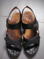 Think! Sandalen 3 cm Absatz Gr. 40 schwarz Leder Hessen - Solms Vorschau