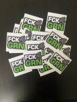 100 Aufkleber ‚FCK GRN‘ -anti grüne-Scheiß grüne-gegen grüne Dortmund - Innenstadt-Ost Vorschau