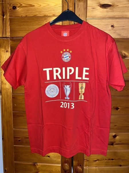 FC Bayern München Triple T-Shirt 2013 Größe S in Hessen - Königstein im  Taunus | eBay Kleinanzeigen ist jetzt Kleinanzeigen