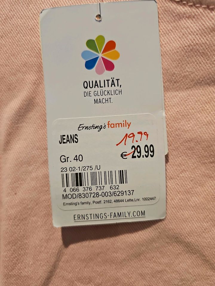 Gina Jeans Hose gr 40 NEU in Nordwalde