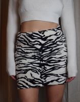 Vintage Zebra Streifen Mini Rock Highwaist schwarz Weiß Muster M Berlin - Neukölln Vorschau