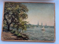 Otto Schulz-Stradtmann, Blick über die Alster, Hamburg Öl LW Baden-Württemberg - Heidelberg Vorschau