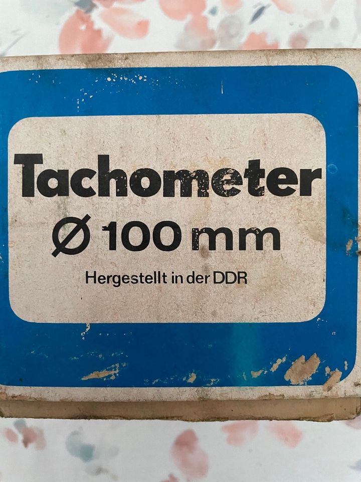 Tachomerter IFA, Sachsenring neu und OVP 100 mm und bis 100 km/h in Dresden