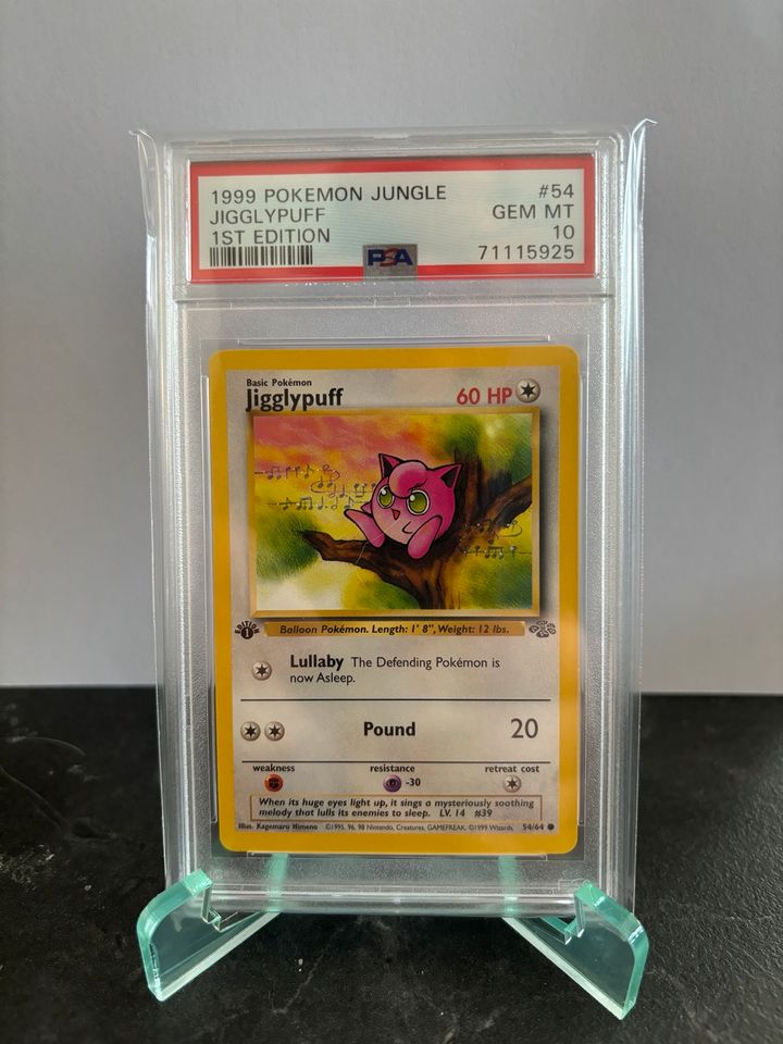 Pummeluff PSA10 1.Edition 1999 Pokemon Jungle Jigglypuff in Schorndorf