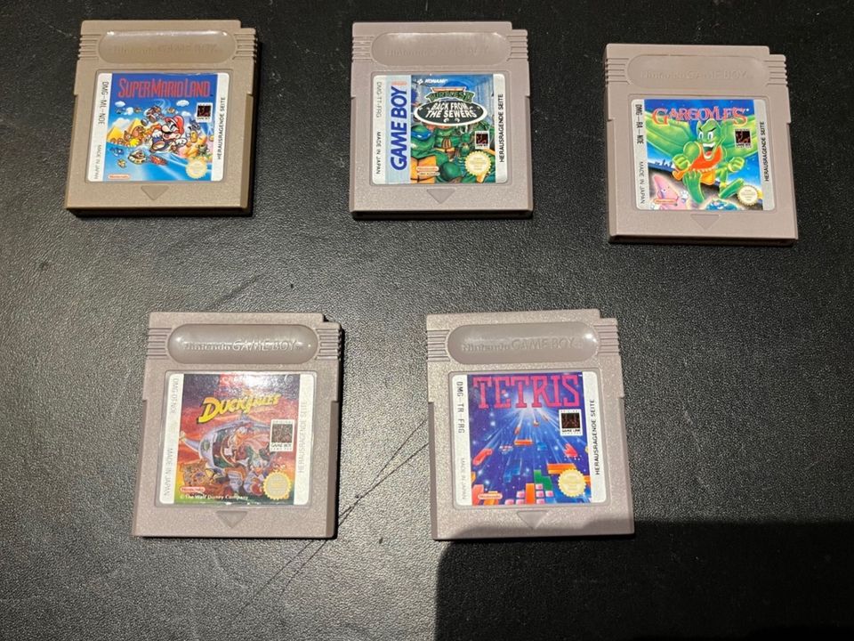 Game Boy Pocket + 5 Spiele (z.B. Tetris, DuckTales) in Uetersen