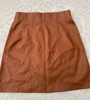 Orsay Leder Minirock Gr. S neu cognac Bayern - Neufahrn Vorschau