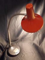 Schreibtischlampe rot vintage 70er Hillebrand retro mid century Nordrhein-Westfalen - Engelskirchen Vorschau