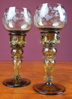 2 Gläser Weinglas Nuppenglas Prunk Römer Antik Vintage Saarland - Überherrn Vorschau
