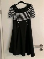 Rockabilly Polka Vintage Kleid Marine Look Damen Größe 40 Hessen - Allendorf Vorschau