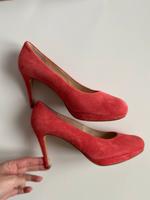 Högl High Heel Pumps Velourleder Koralle Kr. Passau - Passau Vorschau