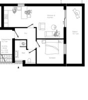 Penthouse Wohnung mit riesiger Dachterrasse 72 qm Niedersachsen - Melle Vorschau