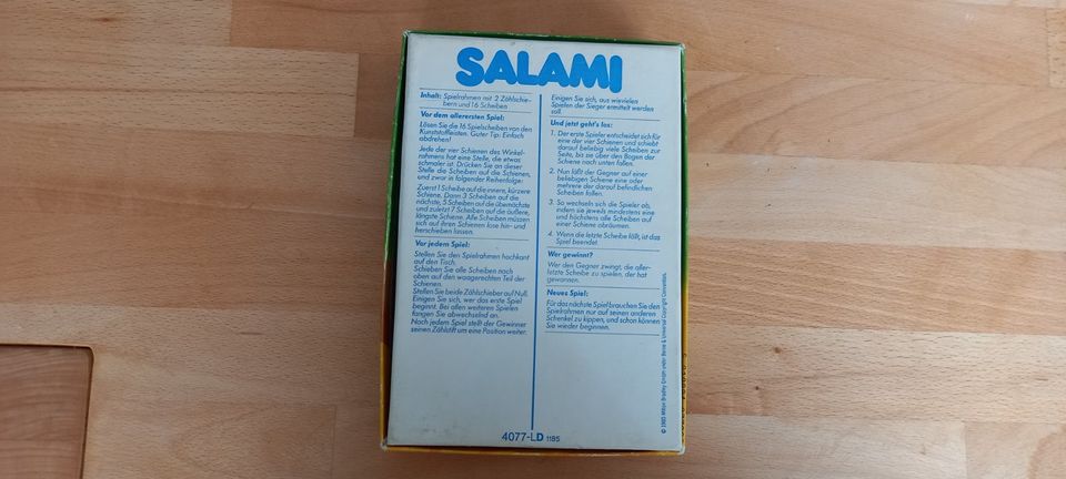 Spiel SALAMI in Oetzen