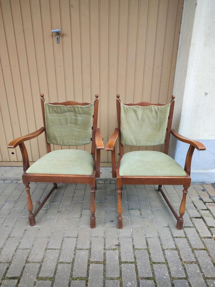 Vintage Retro Sessel/ Holzstühle mit Armlehnen in Köln