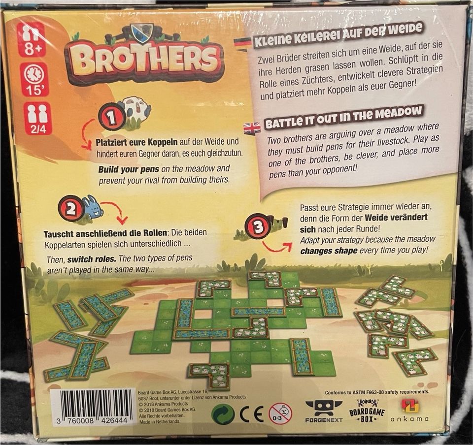 Brothers - Board Game Box - 2-Personenspiel - Ovp in Norderstedt