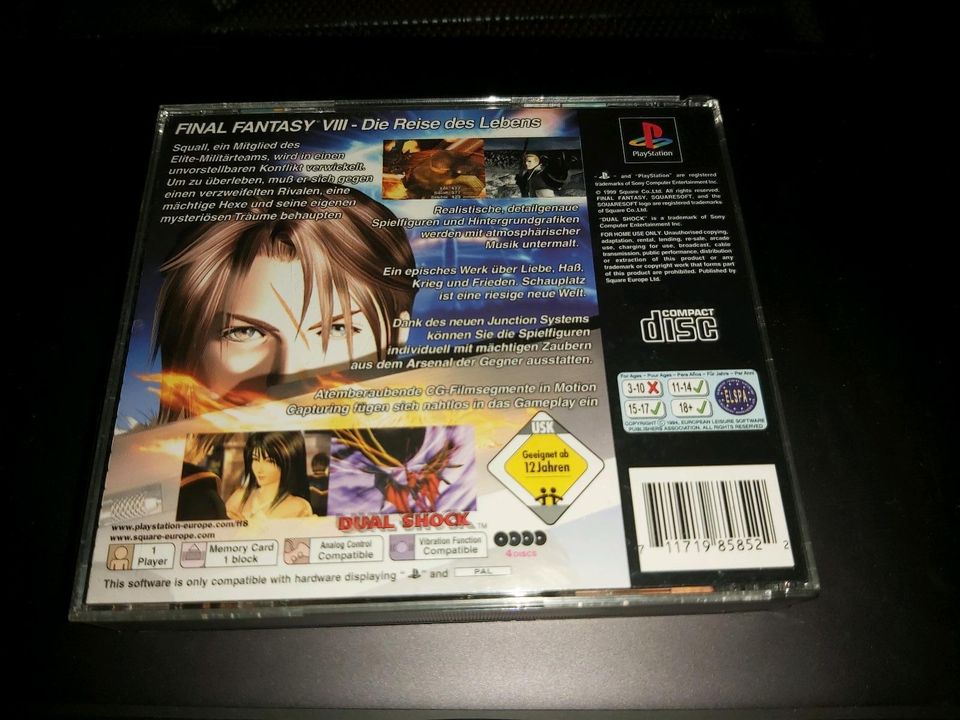 Final Fantasy 8 vii original Playstation Square Enix PAL gut in Kiel