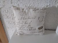 Shabby Brocante Kissen Sofakissen Couchkissen Krone Schrift Rheinland-Pfalz - Fischbach Vorschau