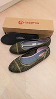GIESSWEIN Eco Ballerinas Round - schwarz-gold Gr. 42, NEU Bayern - Zell am Main Vorschau