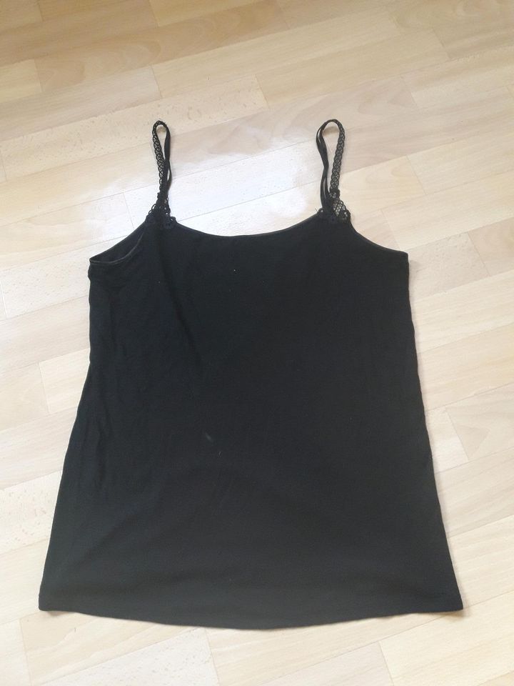 Schöller Damen Unterhemd schwarz 46 Achselhemd in Emsbüren