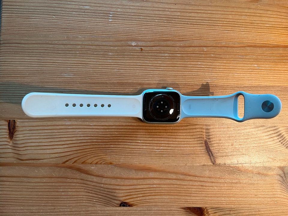 Apple Watch 7 (45mm) Schwarz GPS + Cellular Top Zustand in Augsburg