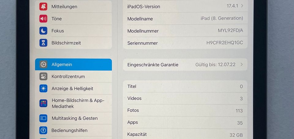 iPad 8. Generation 32gb schwarz in Jena