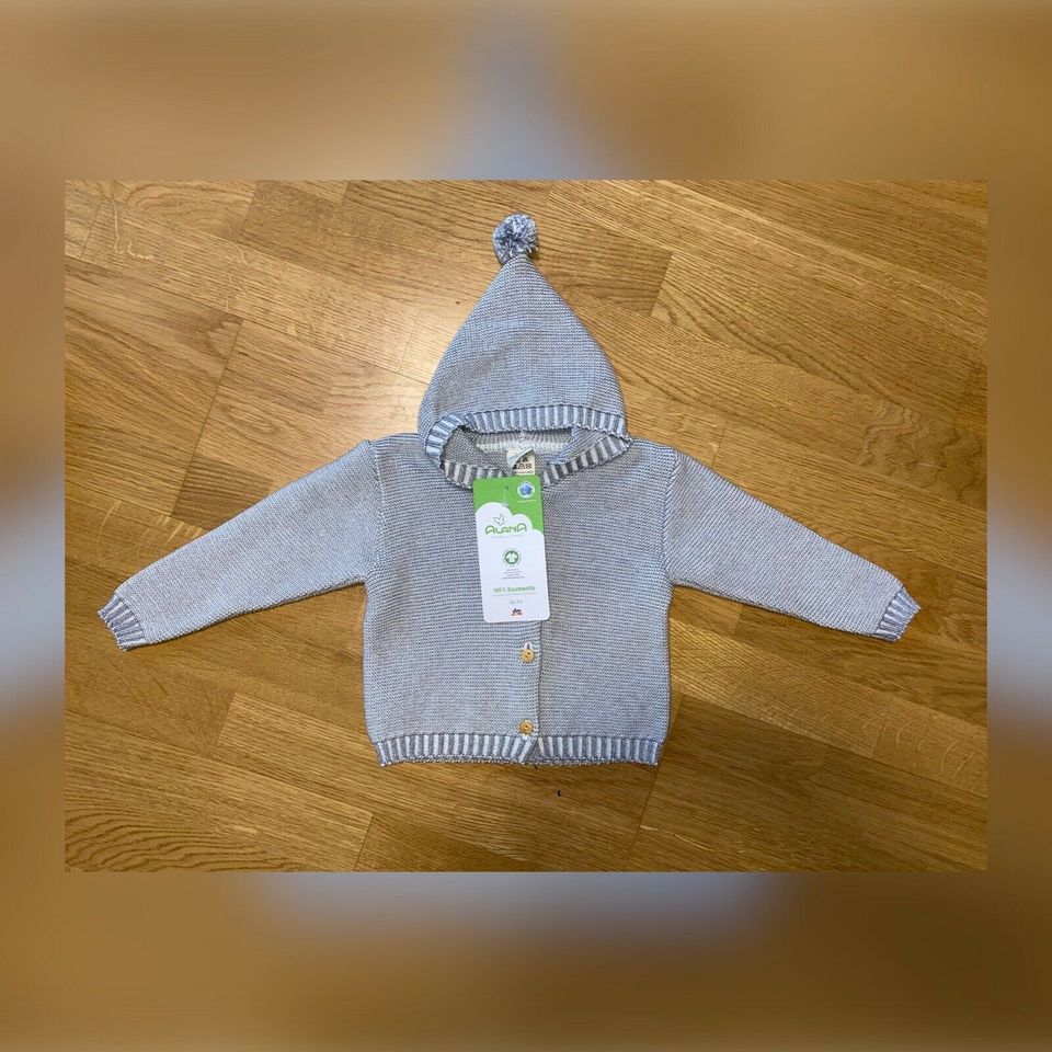 ALANA Strickjacke Jacke Kapuze Biobaumwolle 62 68 74 ⭐️ NEU in Karlsruhe