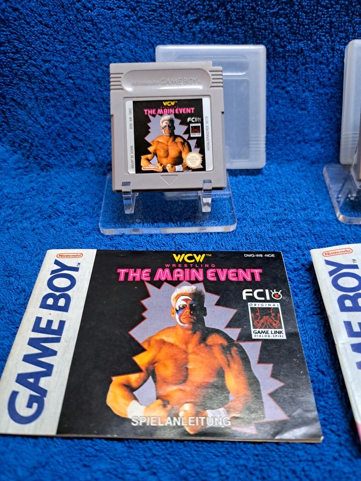 Nintendo Gameboy WCW The Main Event,  Tale Spin,  WF War Zone, in Burghausen