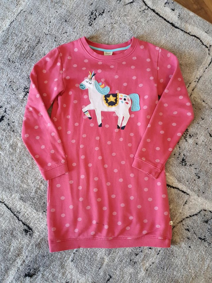 Frugi Pullover Pulloverkleid Longpulli Punkte Größe 134 140 pink in Brandenburg an der Havel