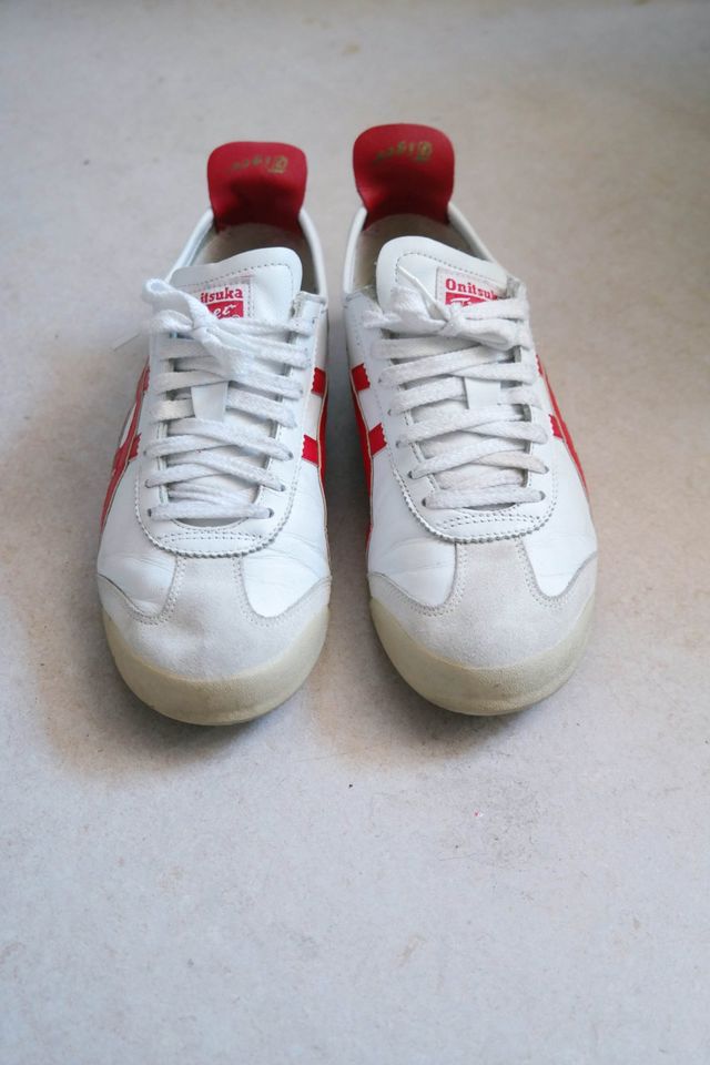 Super Asics Onitsuka Tiger Mexico 66 weiß rot 41,5 Sneaker Schuhe in Kempten