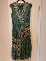Kleid grün blumig beige blau lang Plissee Berlin - Westend Vorschau