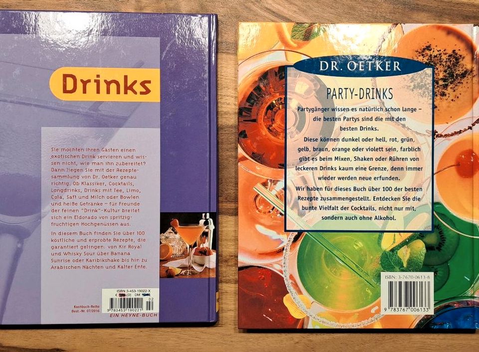 Cocktails Rezeptbuch Dr. Oetker in Bretnig-Hauswalde