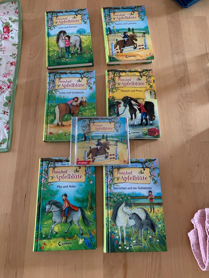 Ponyhof Apfelblüte 1-5 , 7 und CD Set in Großenlüder