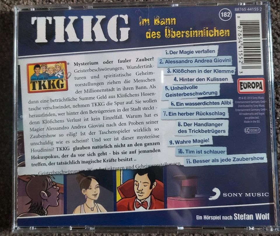 TKKG Hörspiele CDs, Folge 182, 199, neuwertig! in Oberboihingen