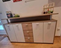 Kommode Sideboard Highboard weiß matt eiche mit Ablage Bayern - Paunzhausen Vorschau