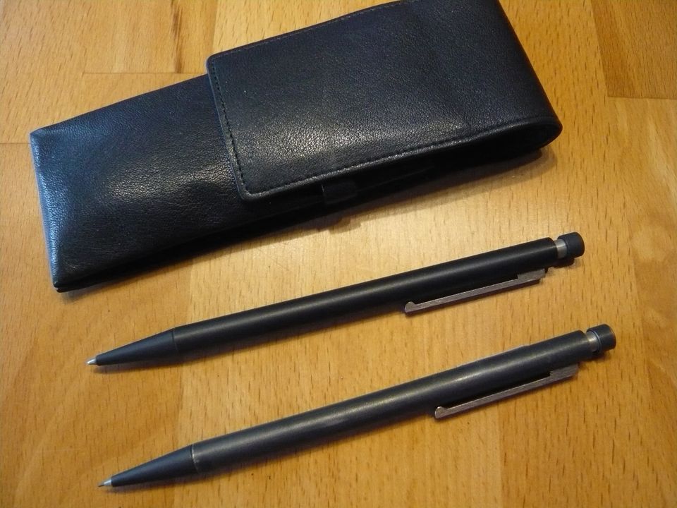 LAMY CP 1, Kugelschreiber, Metall,  und Lamy Leder-Etui in Bergtheim (Unterfranken)