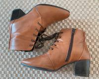 Schnürstiefeletten Stiefeletten Schnürstiefel cognac braun Boots Bochum - Bochum-Süd Vorschau