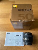 Objektiv Nikkor Nikon 50mm 1:1,4 OVP Brandenburg - Lauchhammer Vorschau