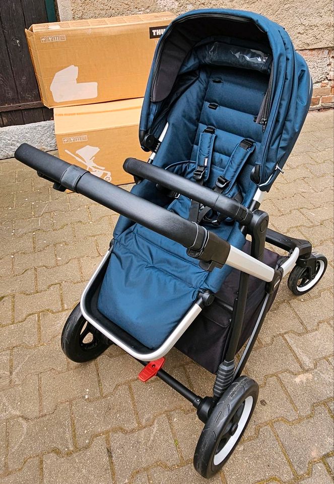 Neuwertiger Thule Sleek Kinderwagen incl. umfangreichen Zubehör in Mülsen