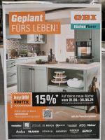 15% Rabatt bis zum 30.06.24 auf deine frei geplante Küche Berlin - Steglitz Vorschau