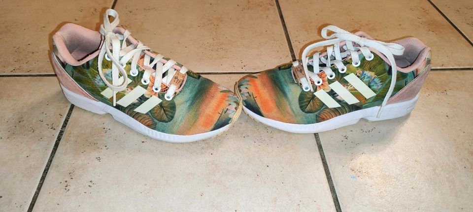 Adidas ZX Flux KangaRoos Sneakers 37 bunt Blumen grau lila Neu je in Voerde (Niederrhein)